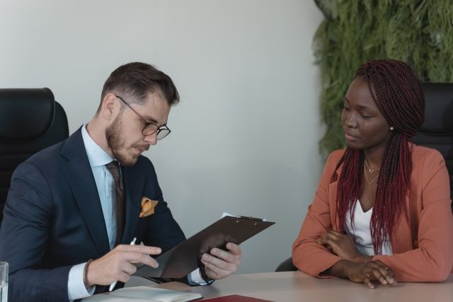 a landlord interviewing a potential tenant